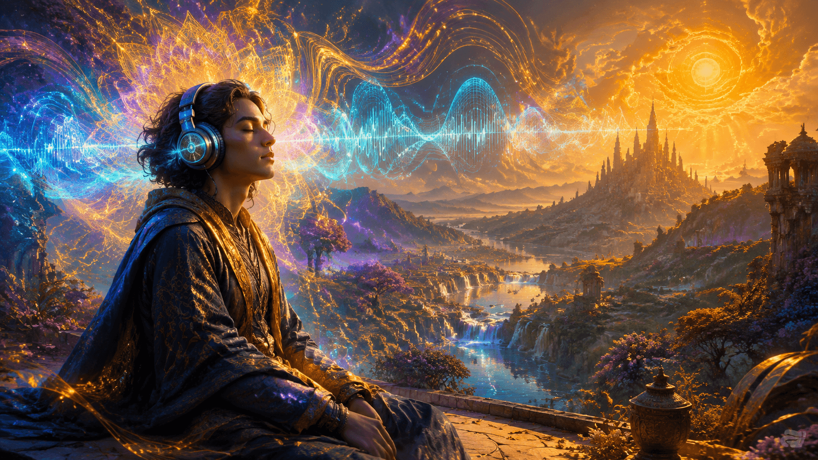 Immersive audio meditation and the neuroscience of sound
