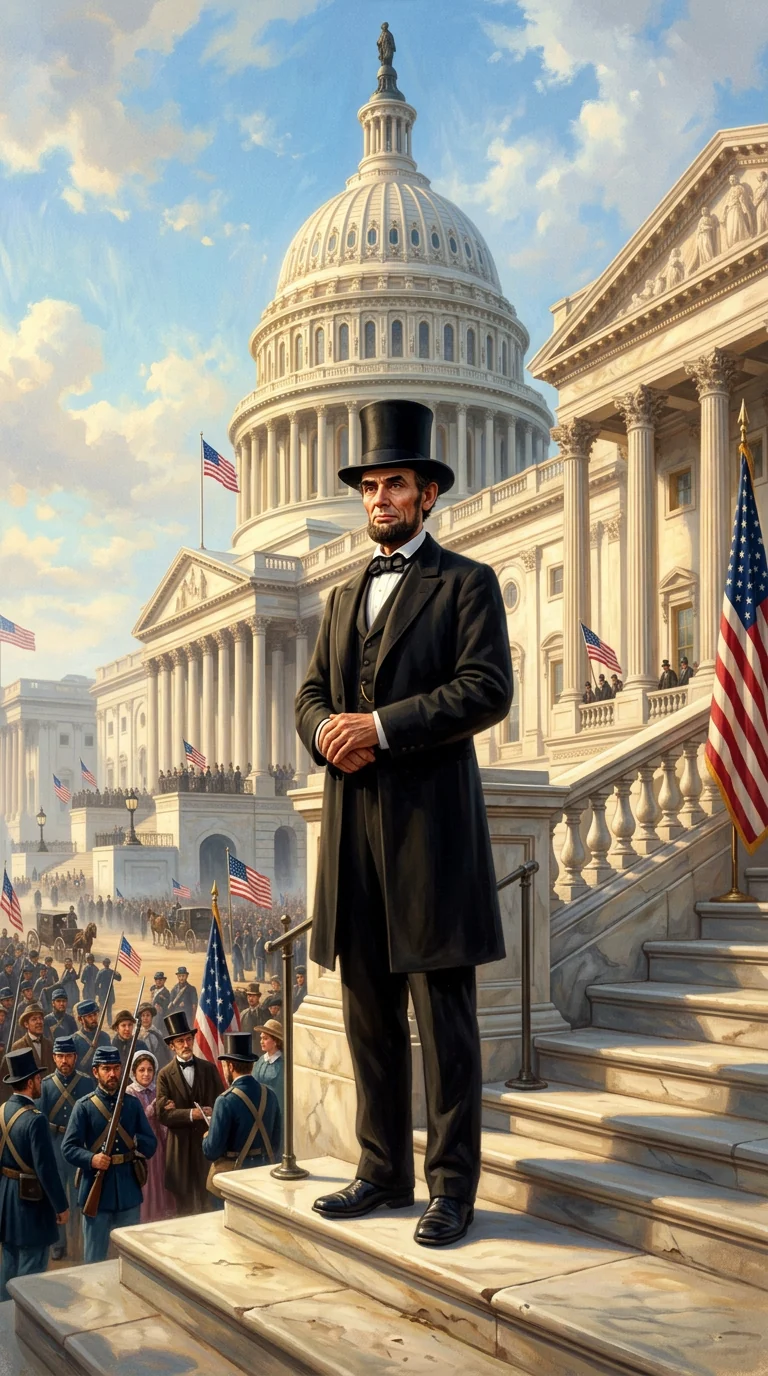 Presidential monument memorial dignified leadership America history Lincoln