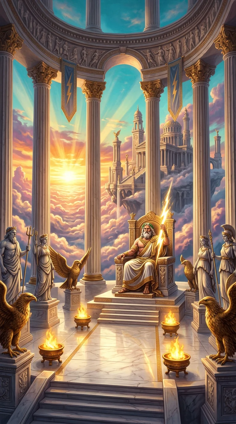 Zeus on Mount Olympus